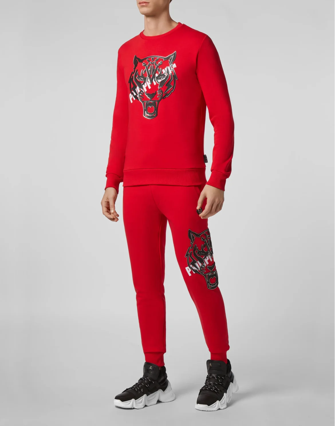 Sweatshirt LS Tiger, цвет: Красный