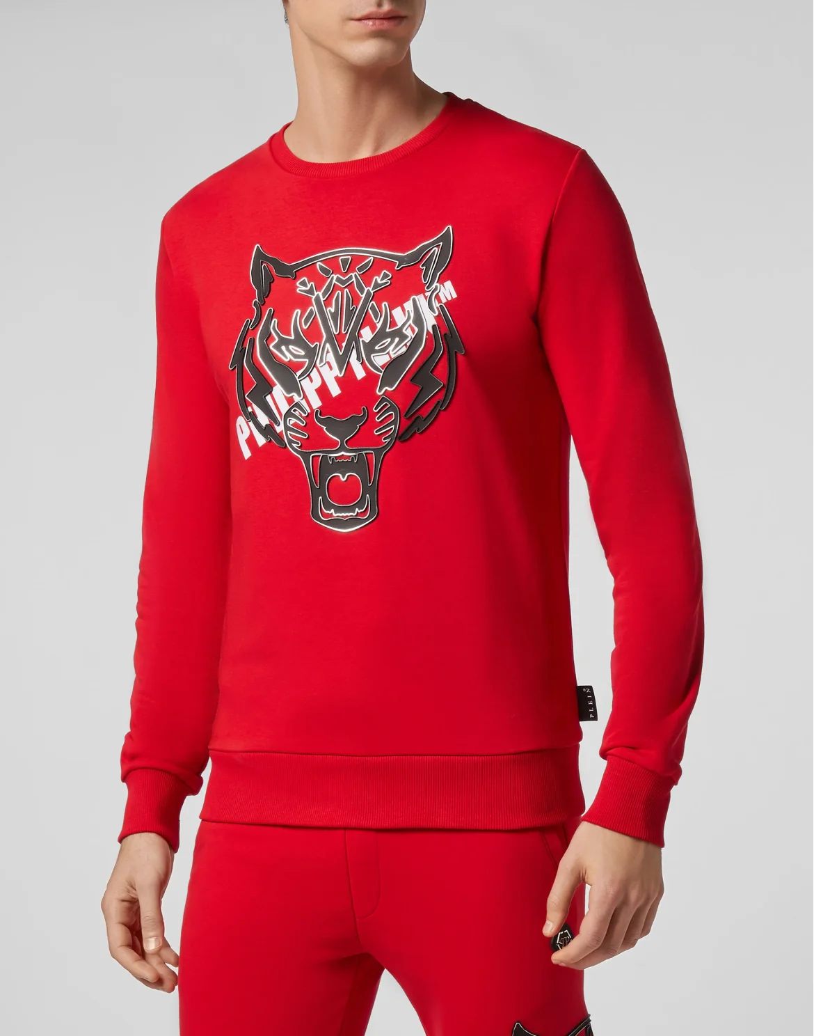 Sweatshirt LS Tiger, цвет: Красный