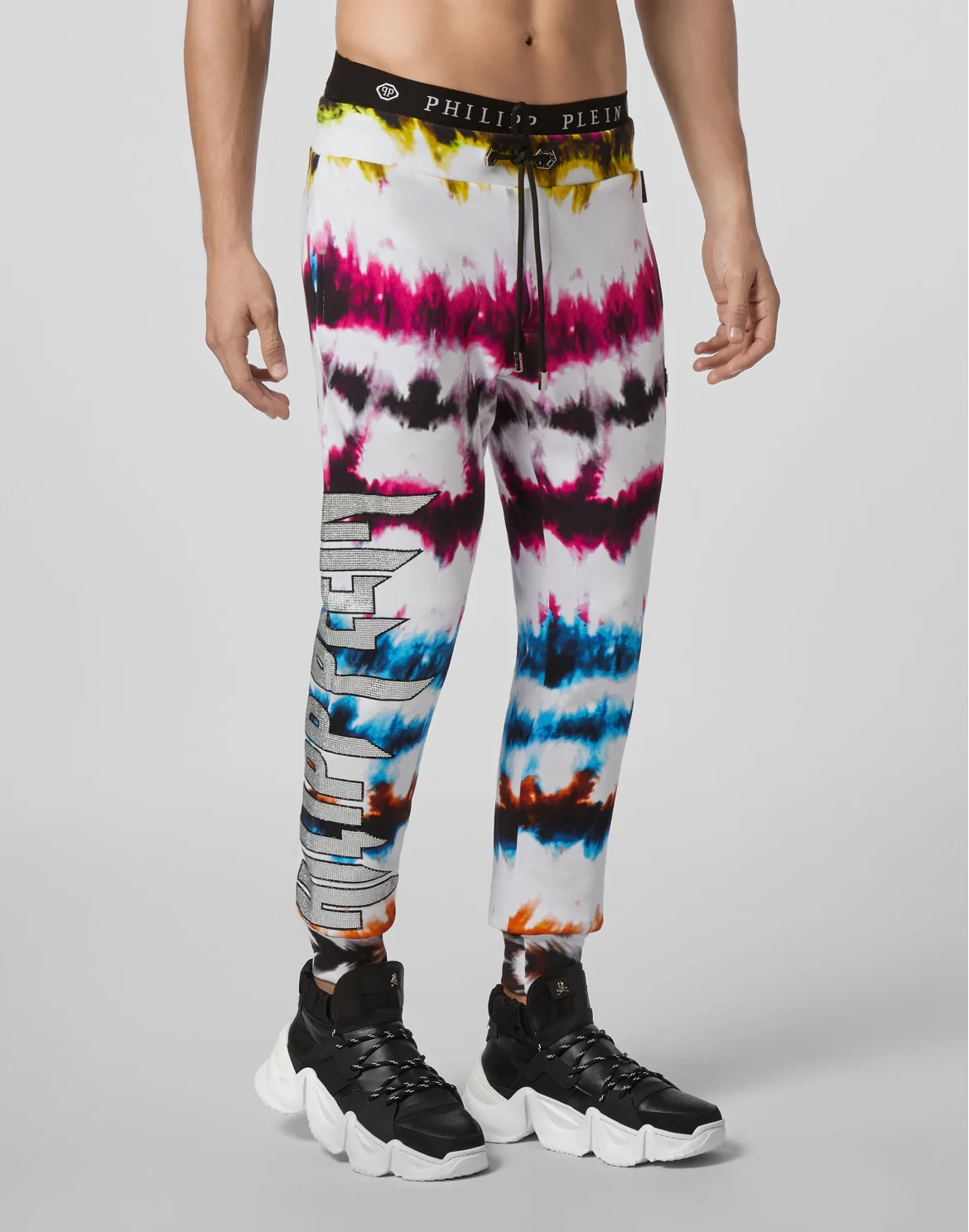 Jogging Trousers Tie dye, цвет: Белый