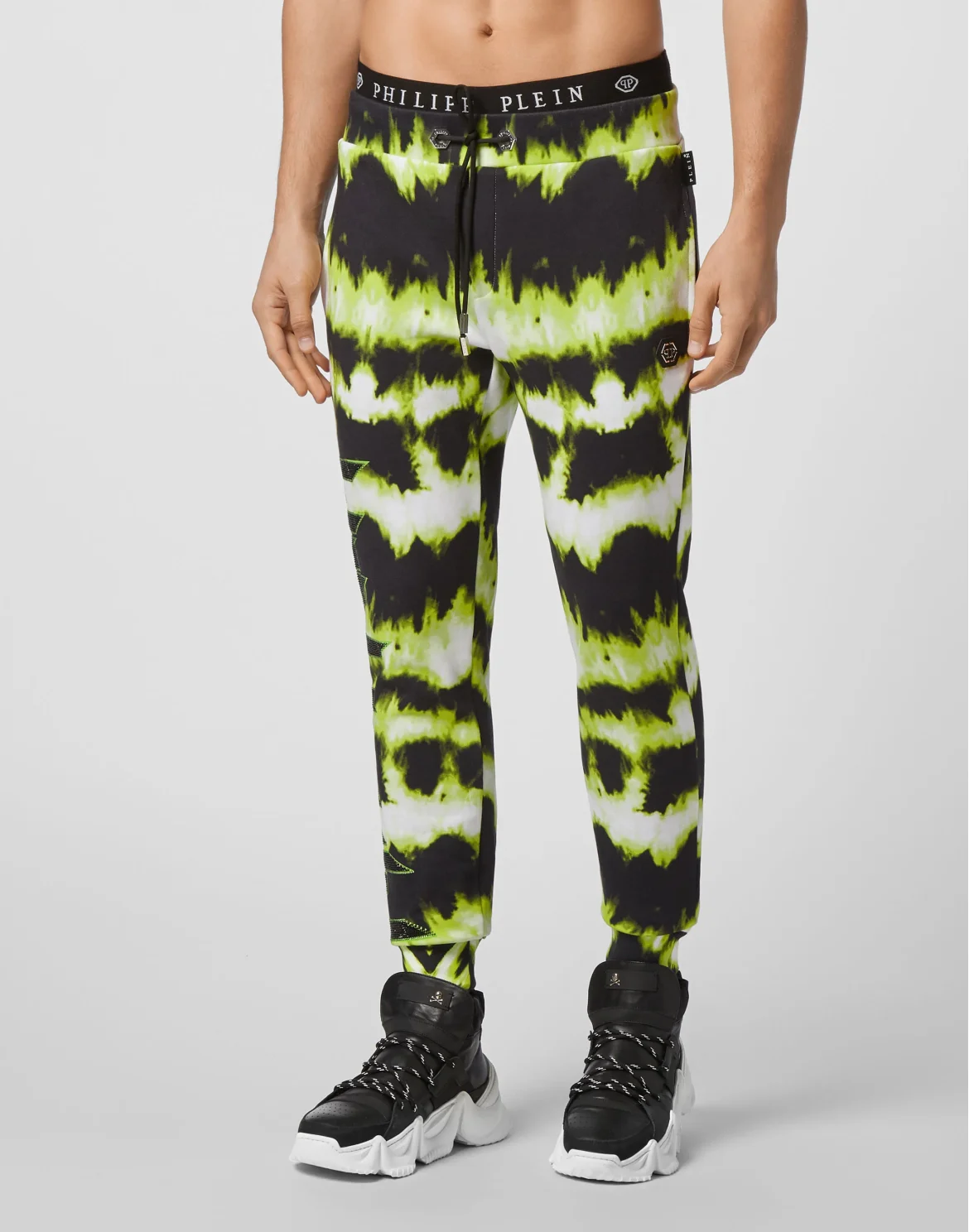 Jogging Trousers Tie dye, цвет: Черный