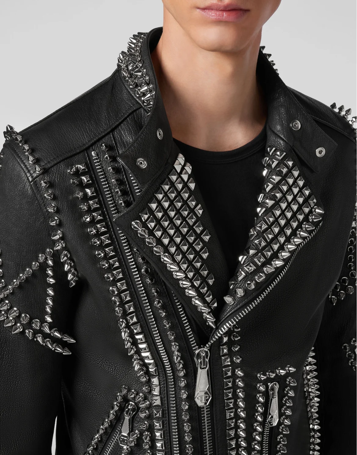 Leather Biker Studs, цвет: Черный