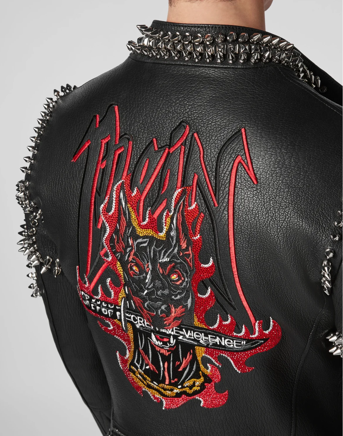 Leather Biker Studs, цвет: Черный
