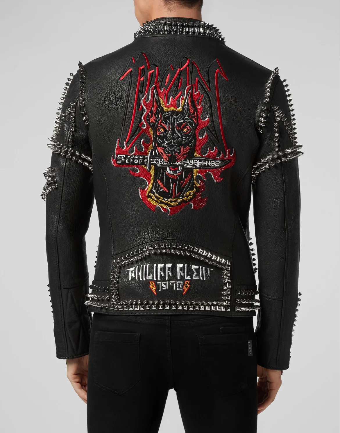 Leather Biker Studs, цвет: Черный