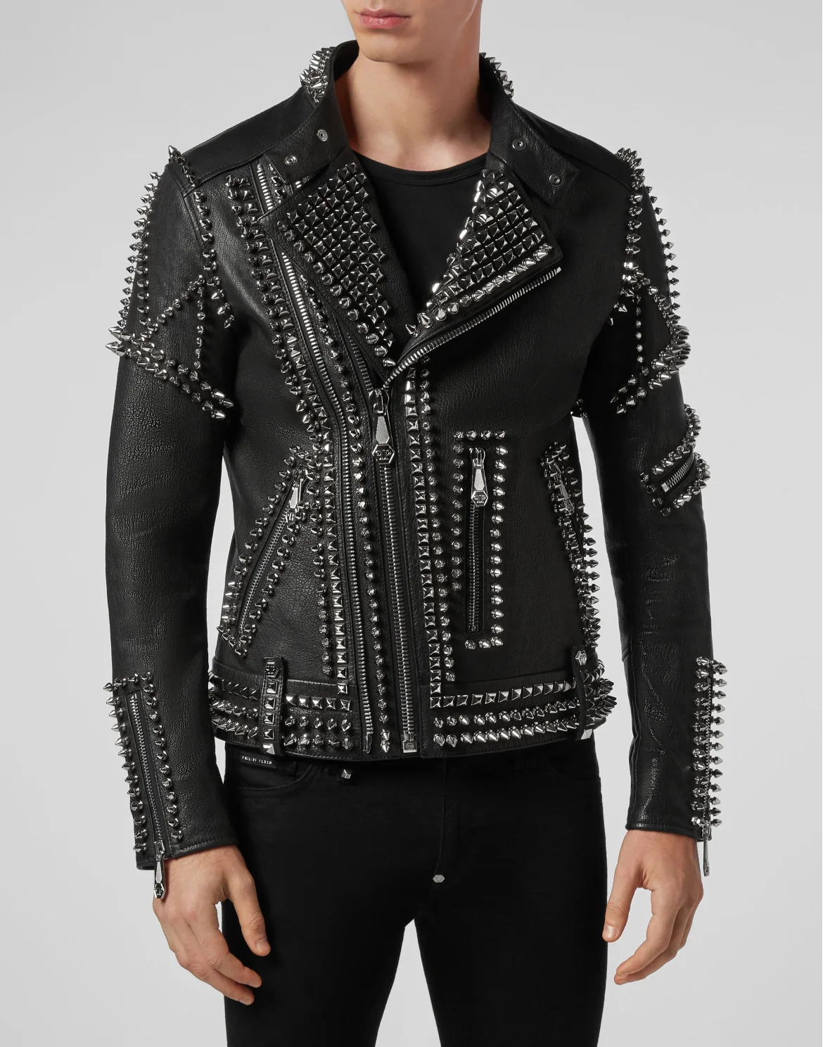 Leather Biker Studs, цвет: Черный