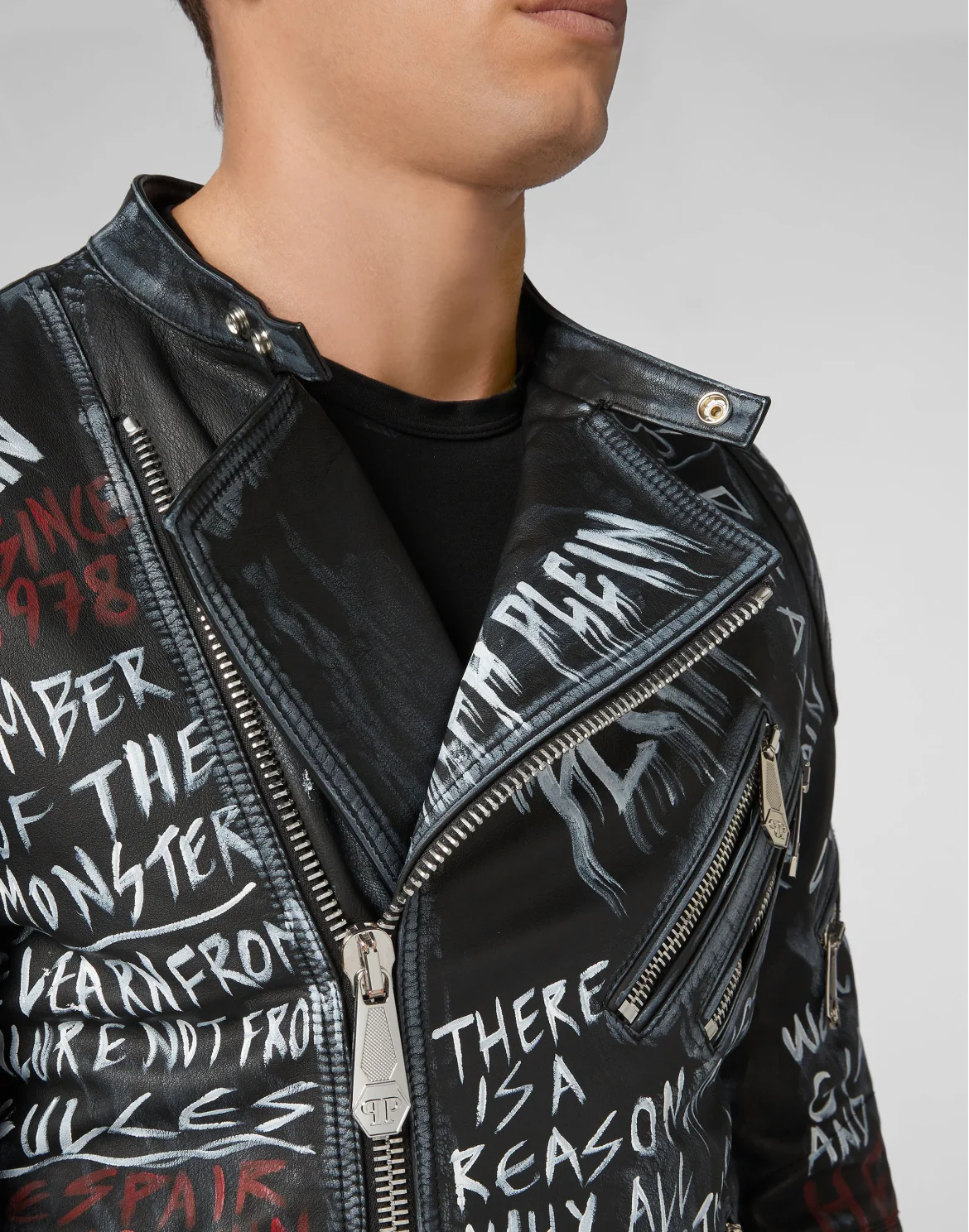 Leather Biker ROCKSTAR, цвет: Черный