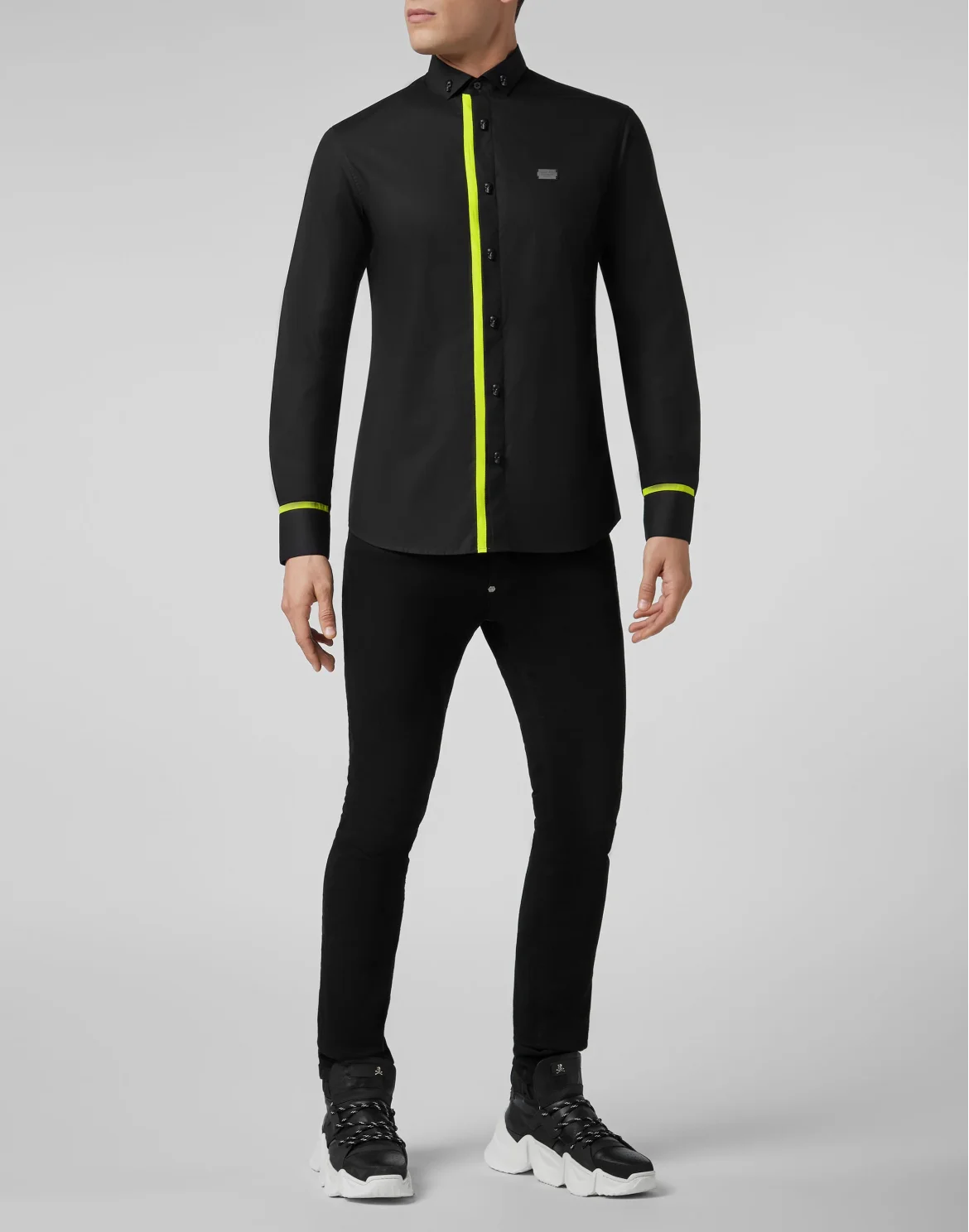 Shirt Diamond Cut LS, цвет: Черный