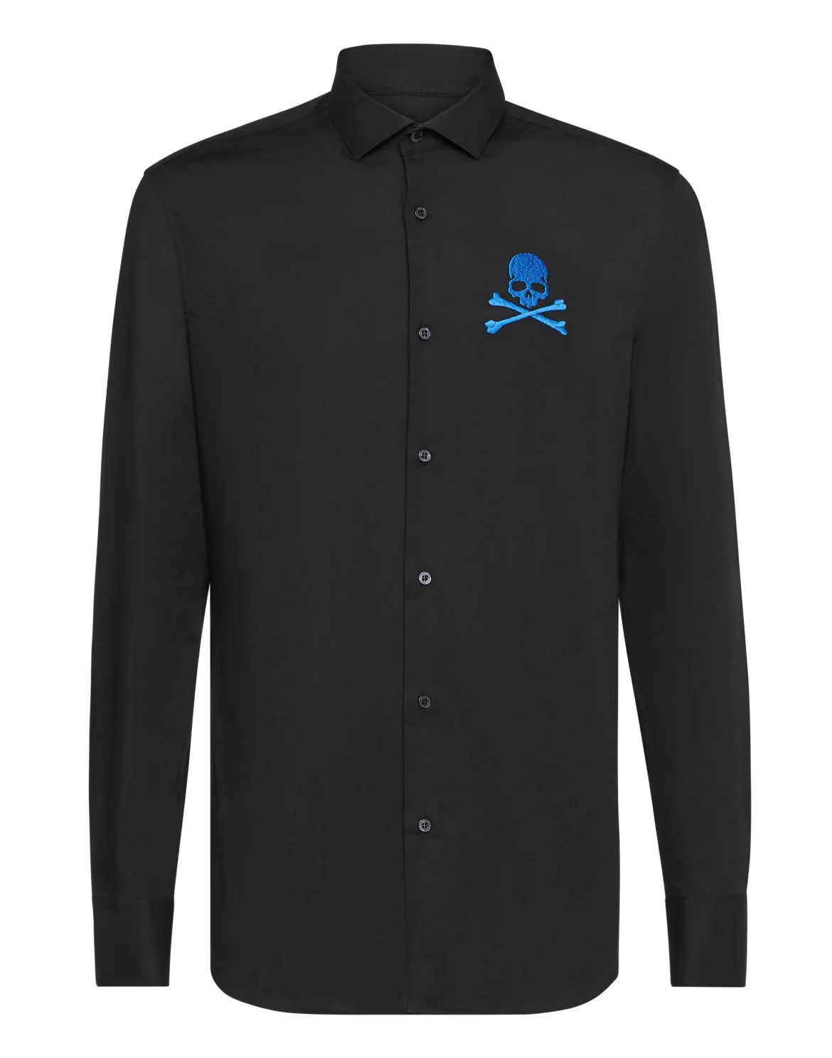Shirt Platinum Cut LS Skull, цвет: Черный