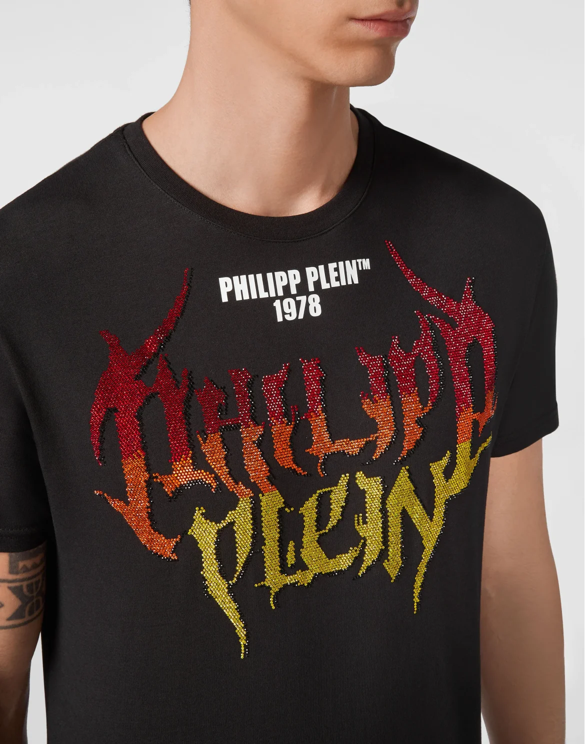 T-shirt Round Neck SS Rock PP, цвет: Черный