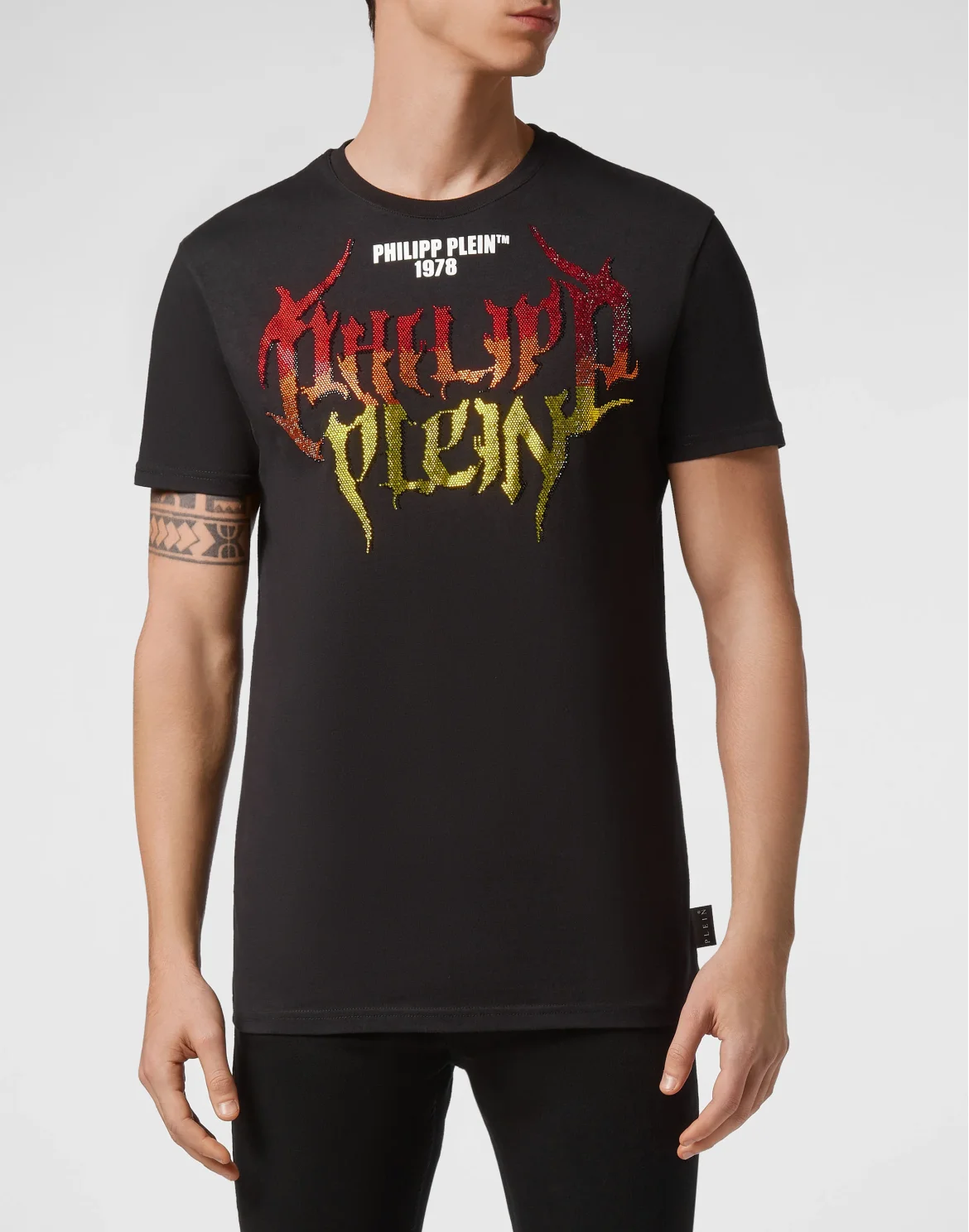T-shirt Round Neck SS Rock PP, цвет: Черный
