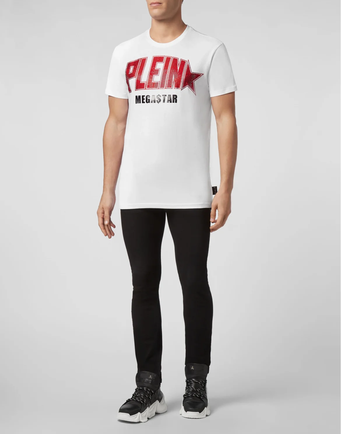 T-shirt Round Neck SS Plein Star, цвет: Белый