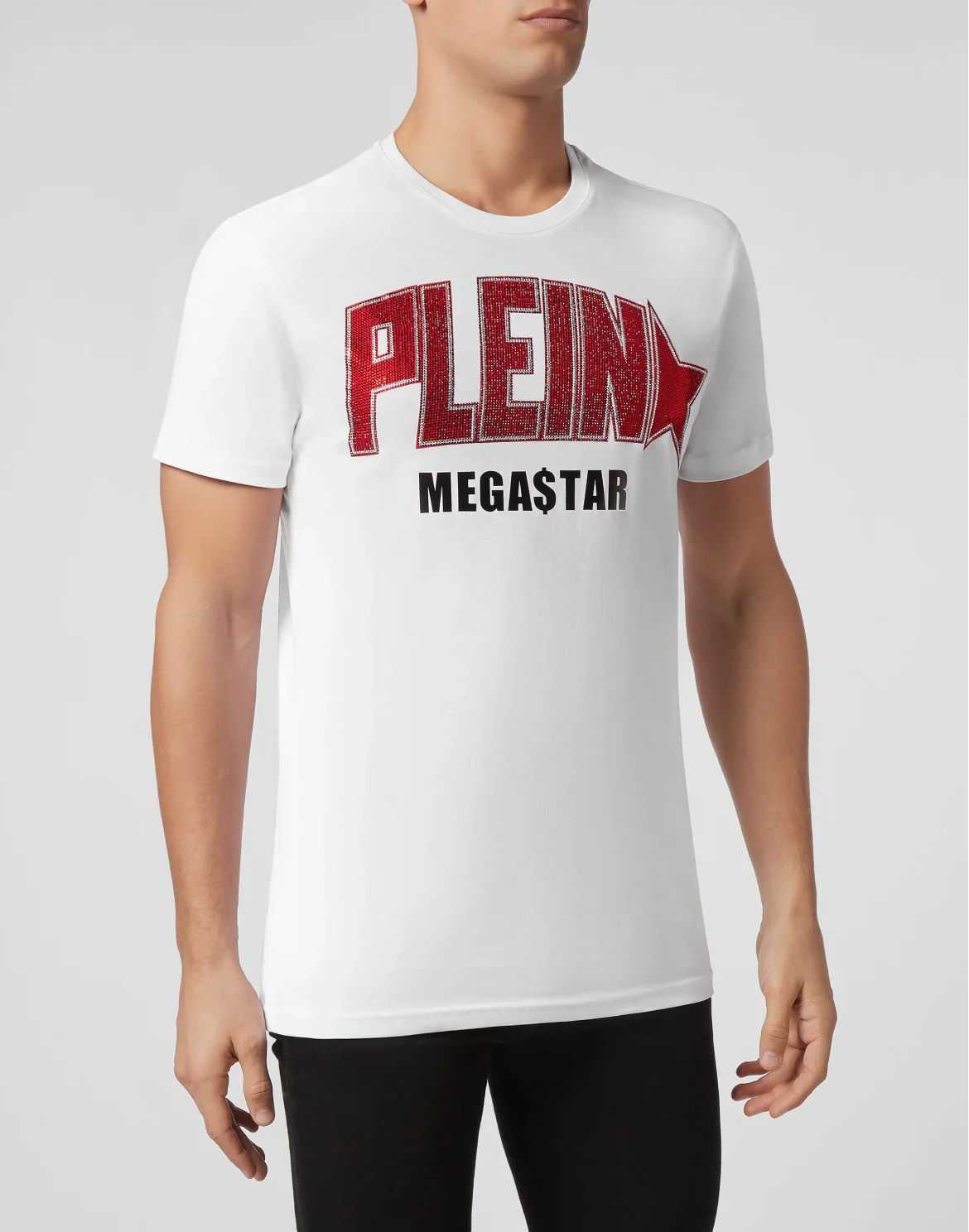 T-shirt Round Neck SS Plein Star, цвет: Белый