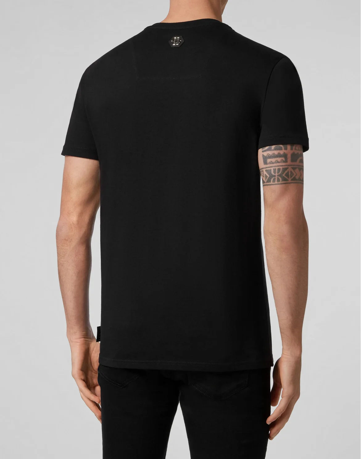 T-shirt Round Neck SS Plein Star, цвет: Черный