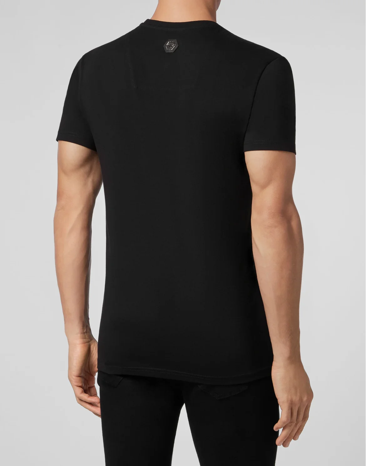 T-shirt Round Neck SS Plein Star, цвет: Черный