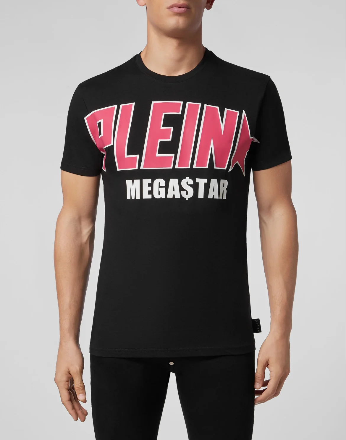 T-shirt Round Neck SS Plein Star, цвет: Черный
