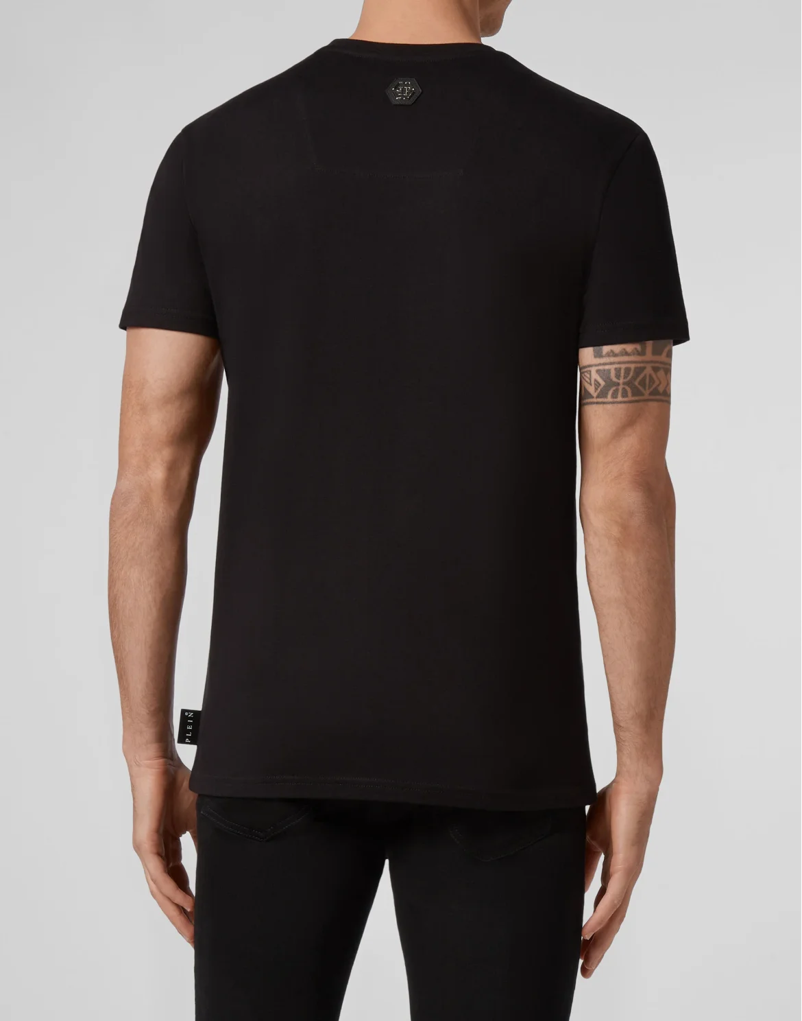 T-shirt Round Neck SS Crystal Plein, цвет: Черный
