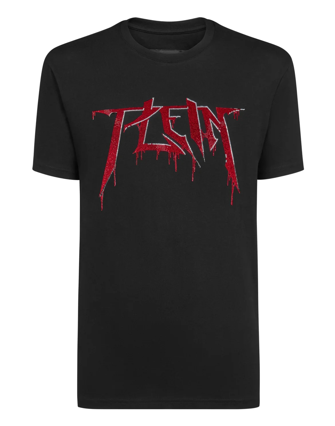 T-shirt Round Neck SS Crystal Plein, цвет: Черный