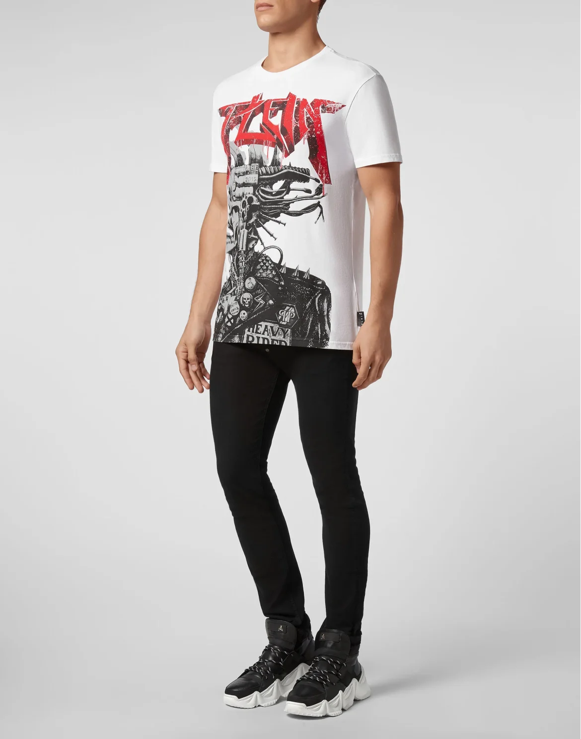 T-shirt Round Neck SS Rock PP, цвет: Белый