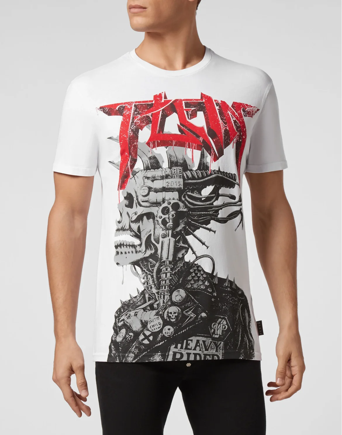 T-shirt Round Neck SS Rock PP, цвет: Белый
