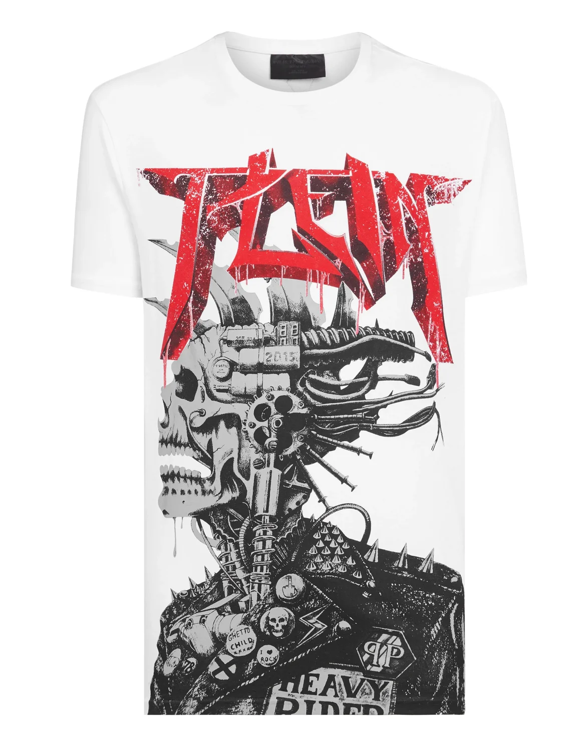 T-shirt Round Neck SS Rock PP, цвет: Белый