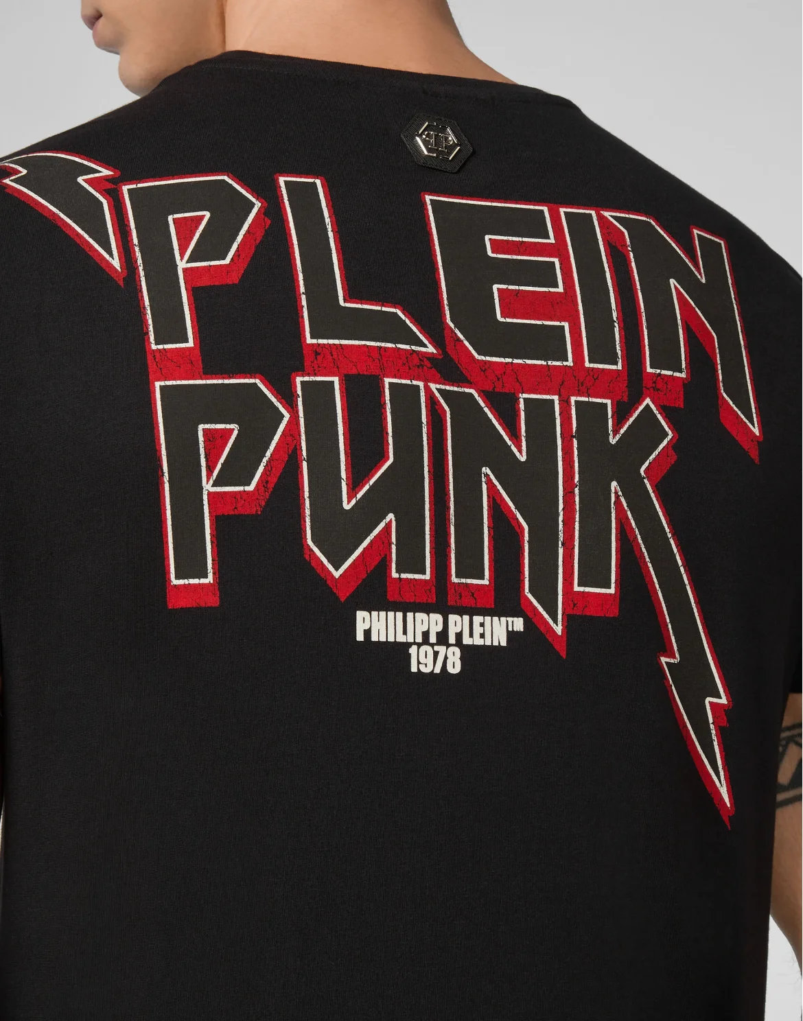 T-shirt Round Neck SS Rock PP, цвет: Черный