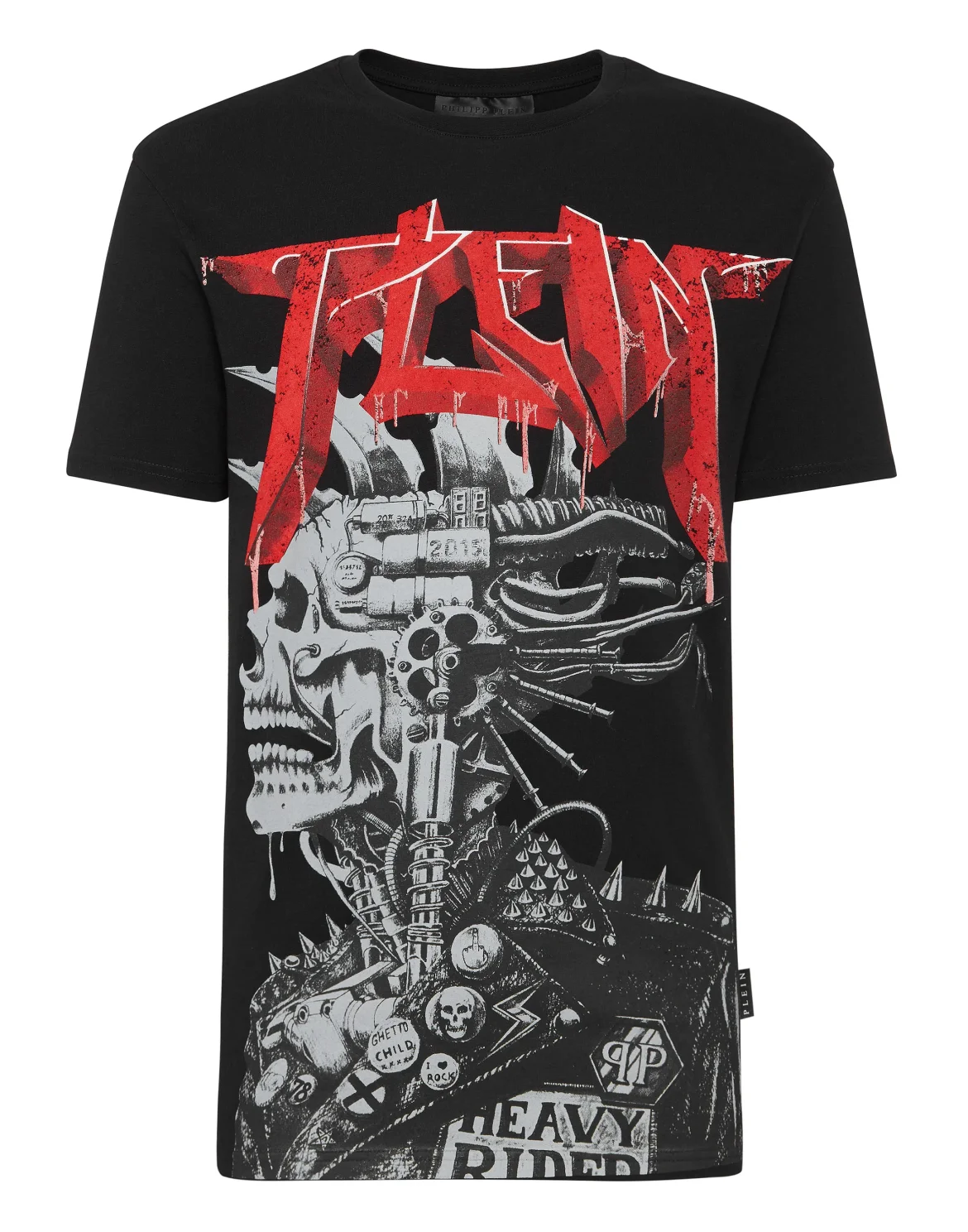 T-shirt Round Neck SS Rock PP, цвет: Черный
