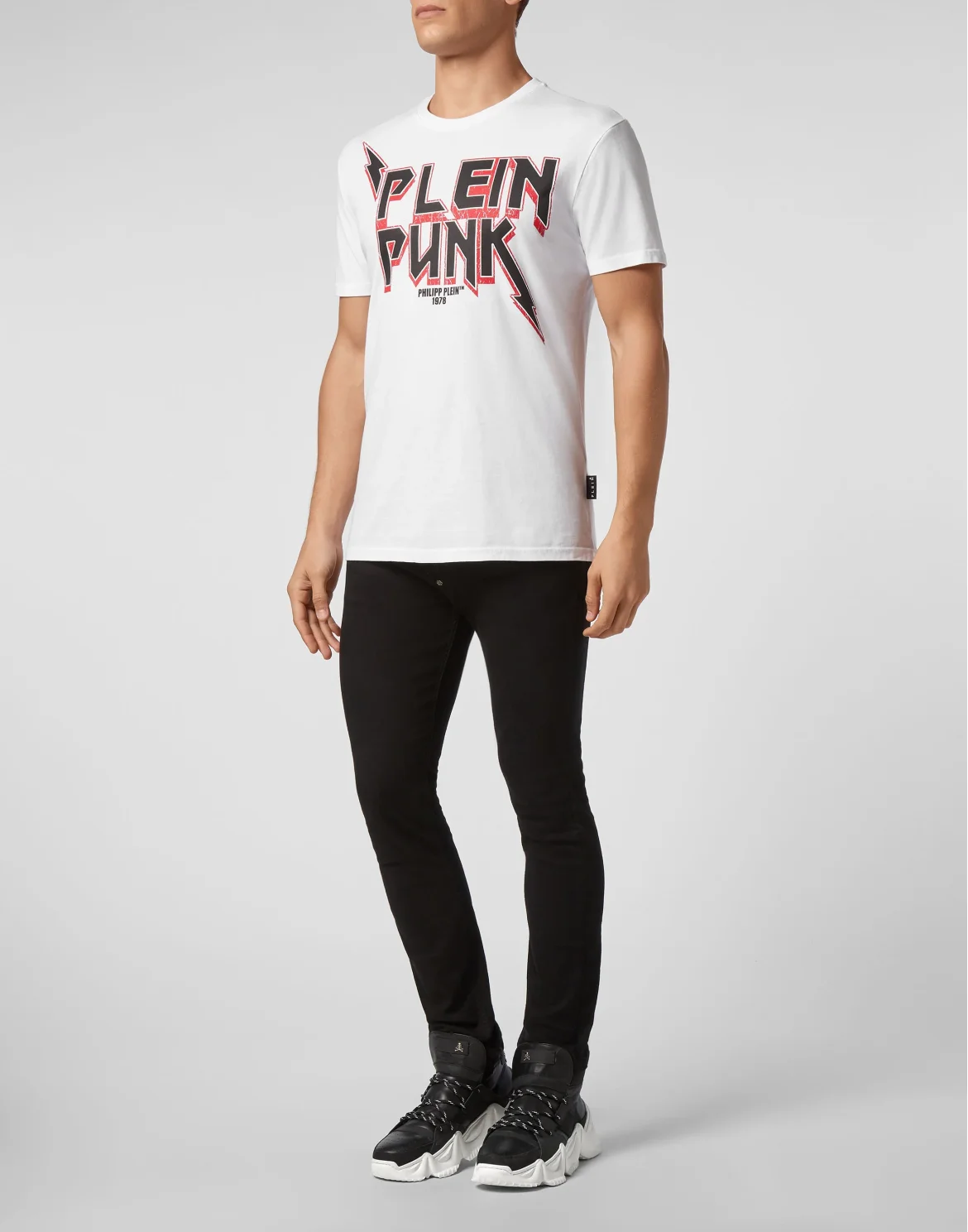  T-shirt Round Neck SS Rock PP, цвет: Белый
