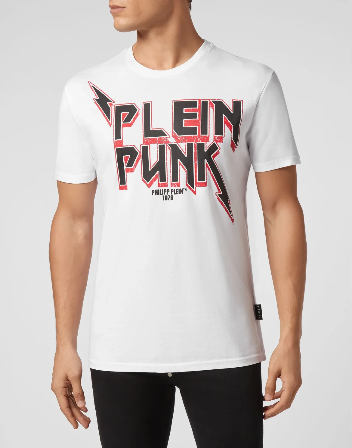  T-shirt Round Neck SS Rock PP, цвет: Белый