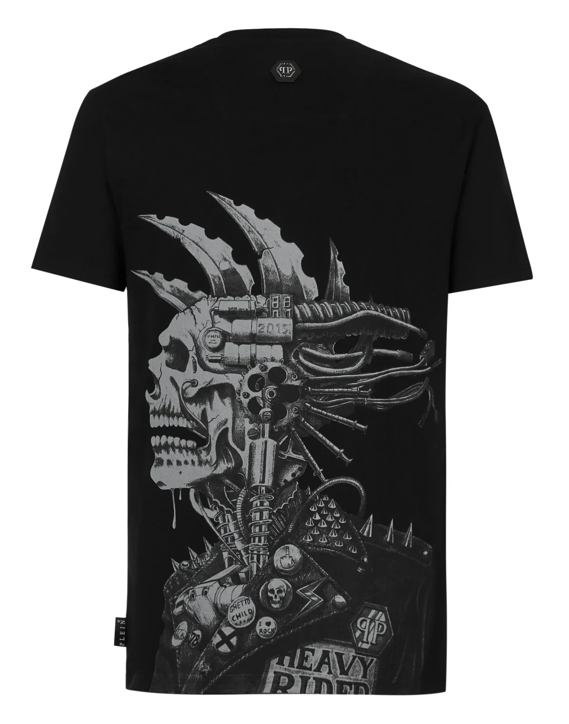  T-shirt Round Neck SS Rock PP, цвет: Черный