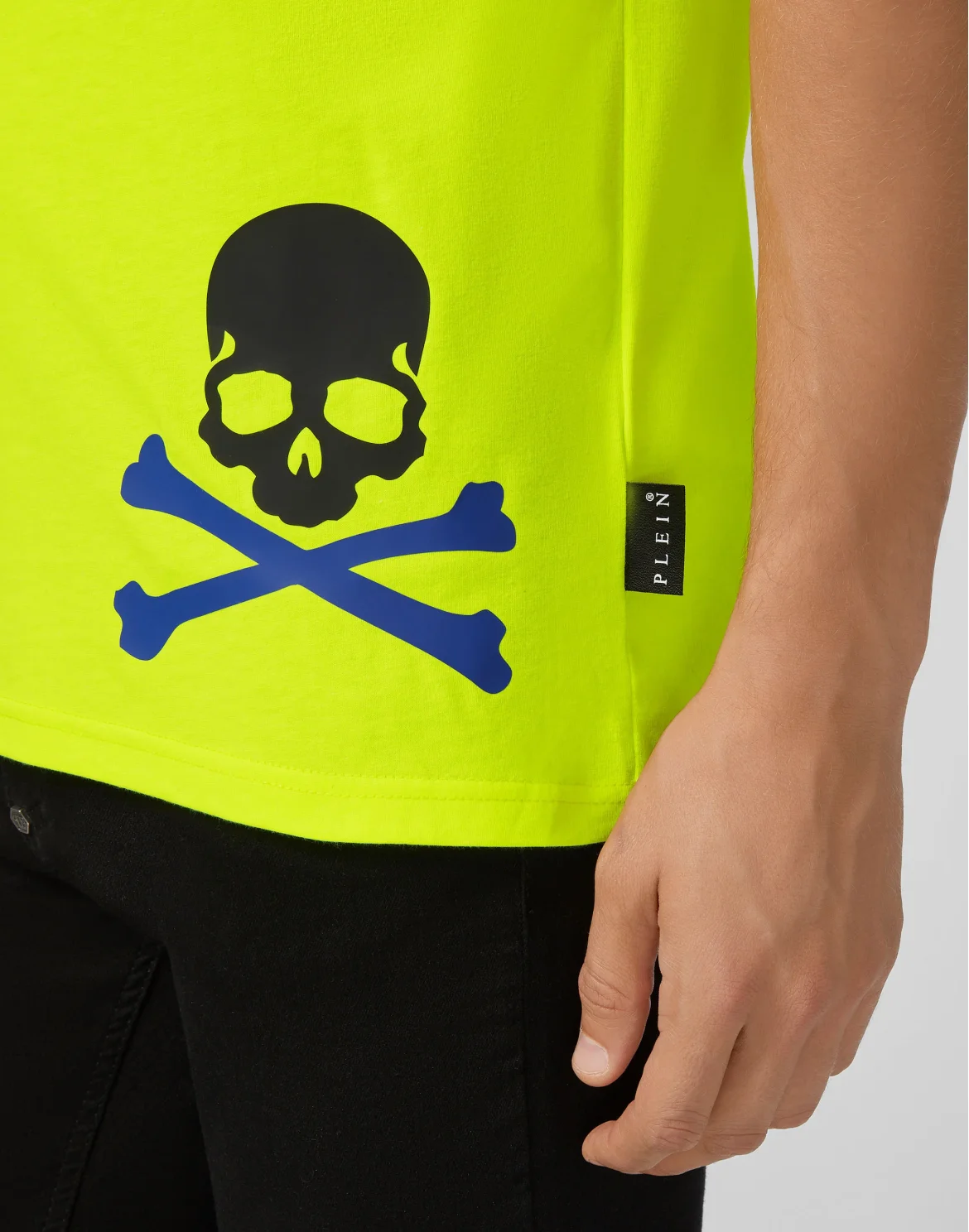 T-shirt Round Neck SS Skull, цвет: Желтый