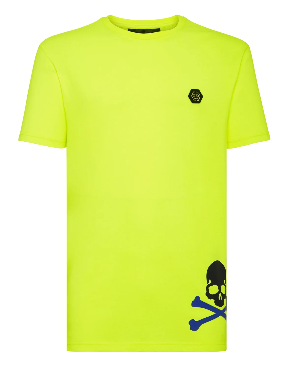 T-shirt Round Neck SS Skull, цвет: Желтый