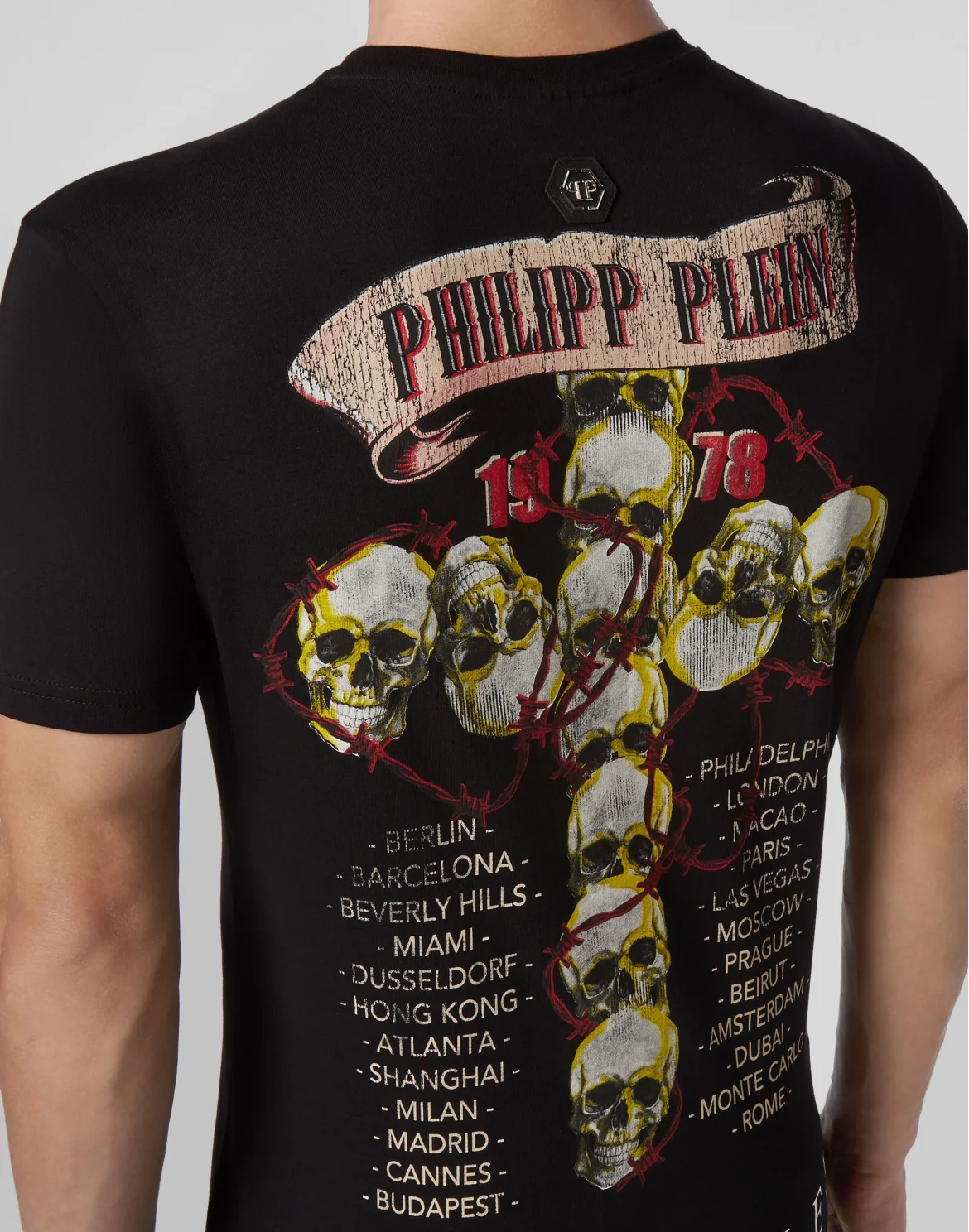 T-shirt Round Neck SS Rock PP, цвет: Черный
