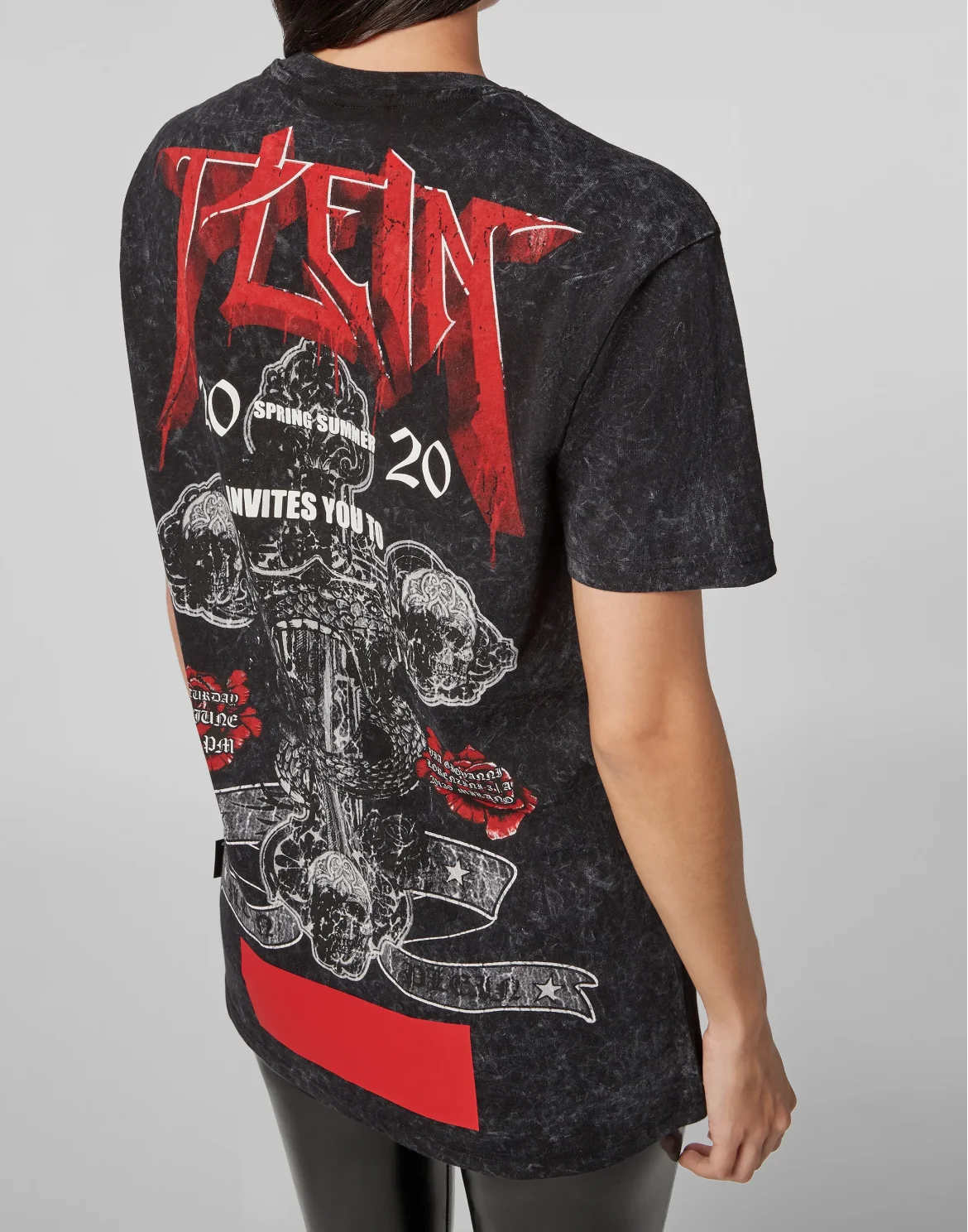 T-shirt Round Neck SS Rock PP, цвет: Черный