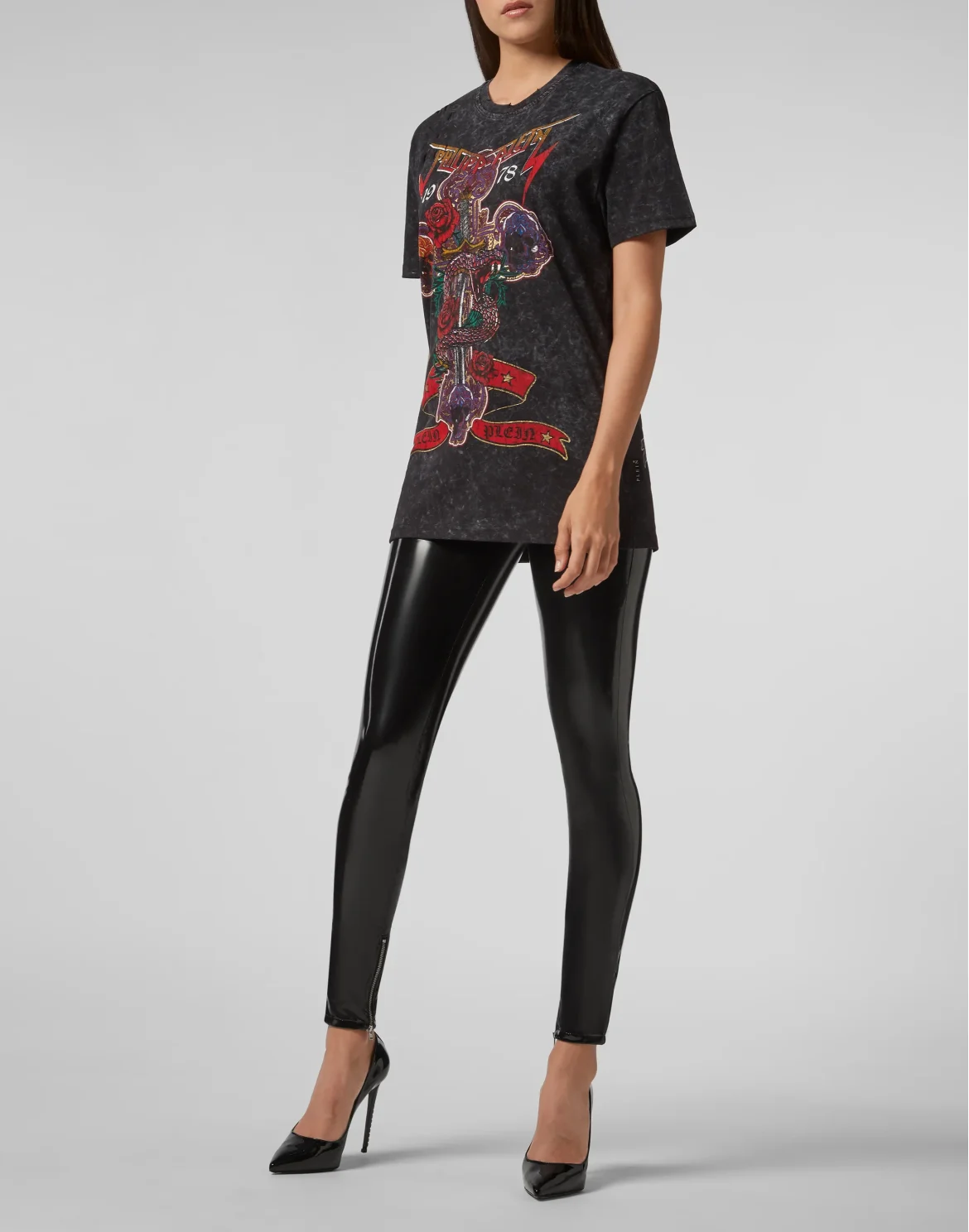 T-shirt Round Neck SS Rock PP, цвет: Черный