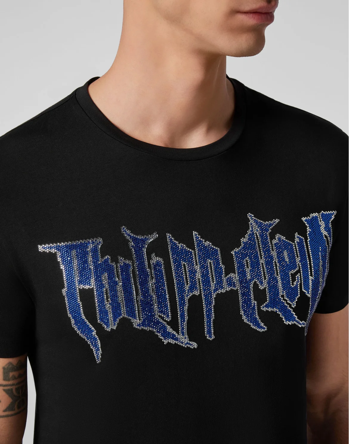 T-shirt Round Neck SS Rock PP, цвет: Черный