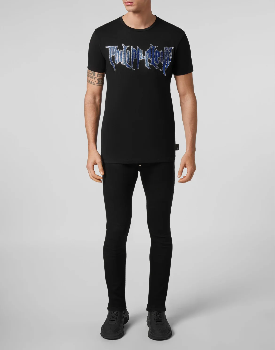 T-shirt Round Neck SS Rock PP, цвет: Черный