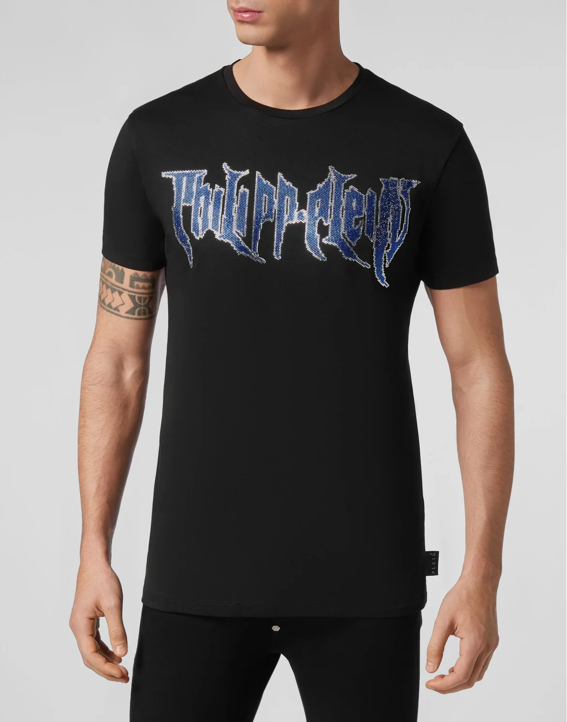 T-shirt Round Neck SS Rock PP, цвет: Черный