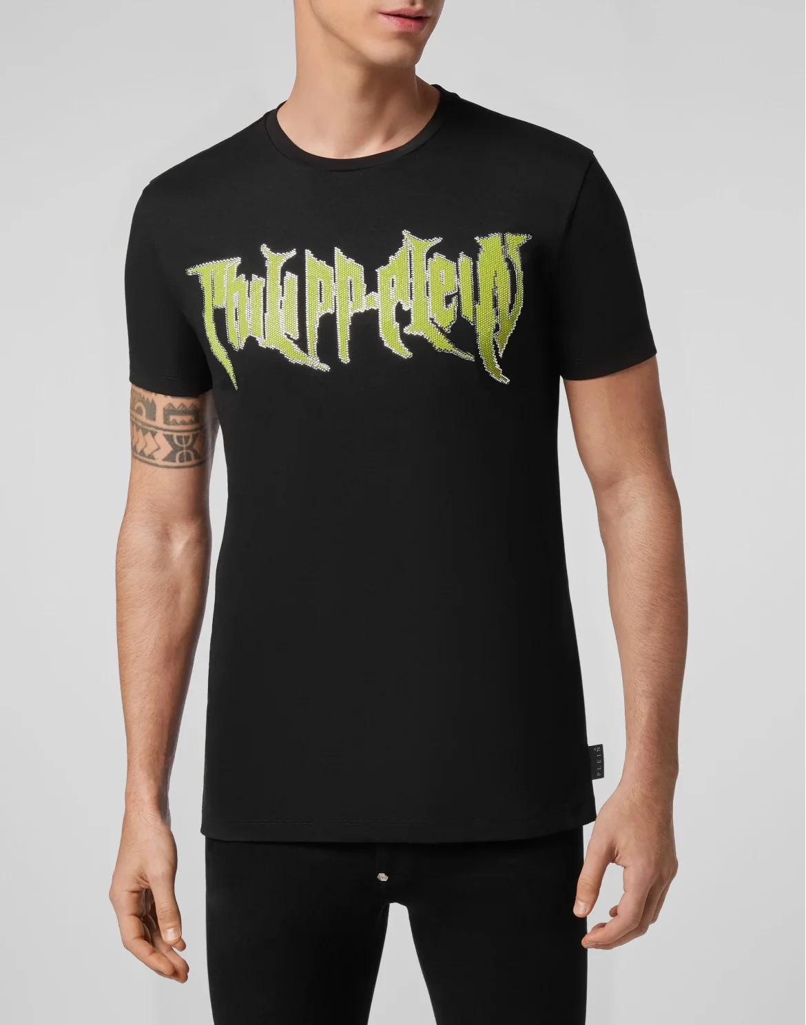 T-shirt Round Neck SS Rock PP, цвет: Черный