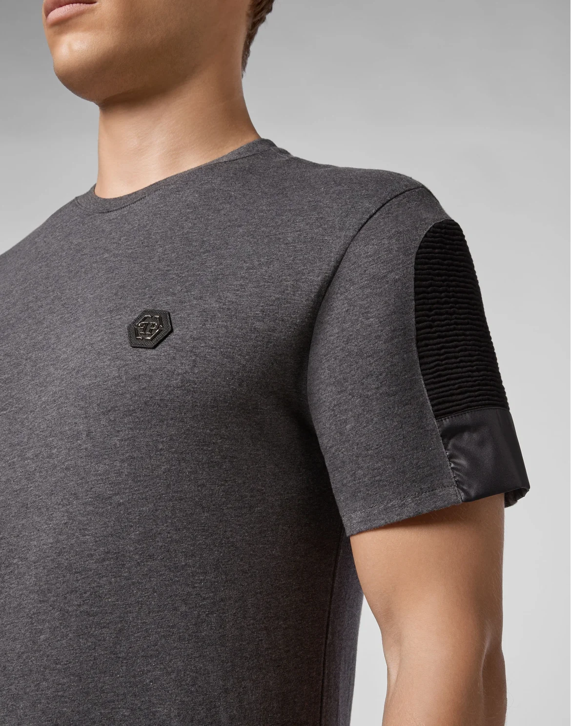 T-shirt Round Neck SS, цвет: Серый