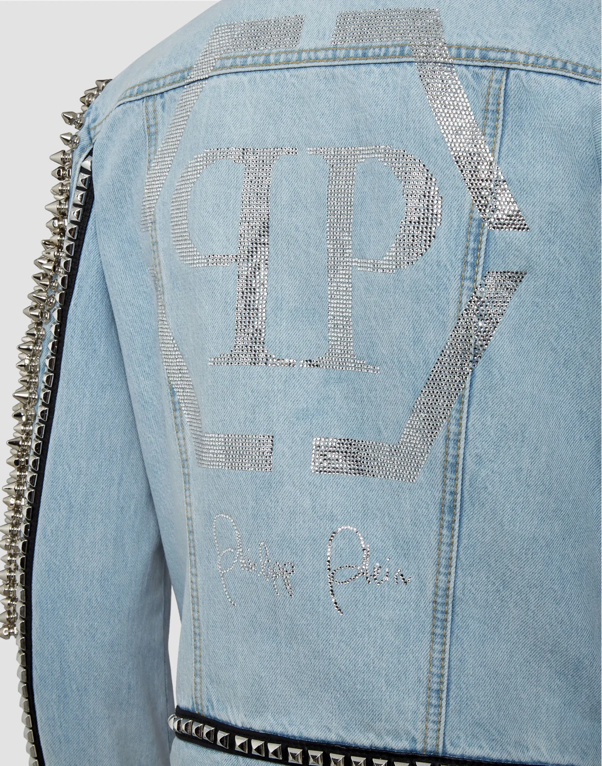 Denim Jacket Flowers, цвет: Голубой