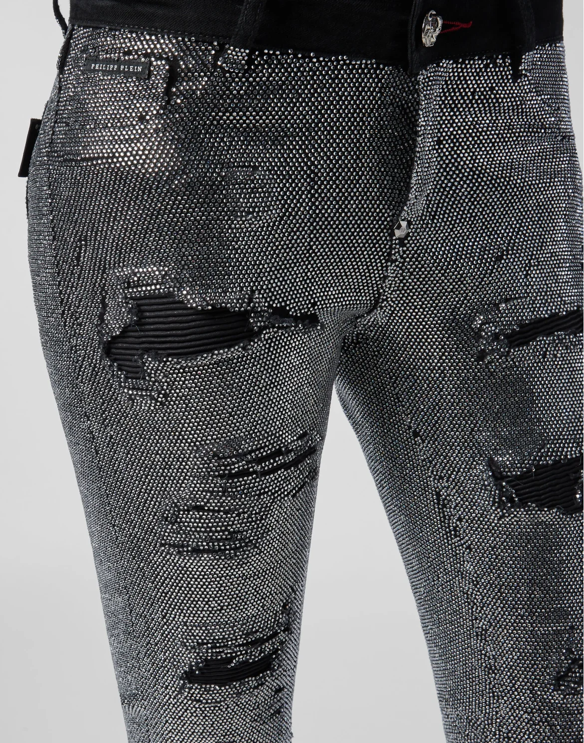 Jeggins Crystal, цвет: Черный