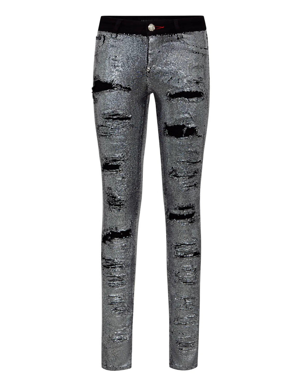 Jeggins Crystal, цвет: Черный