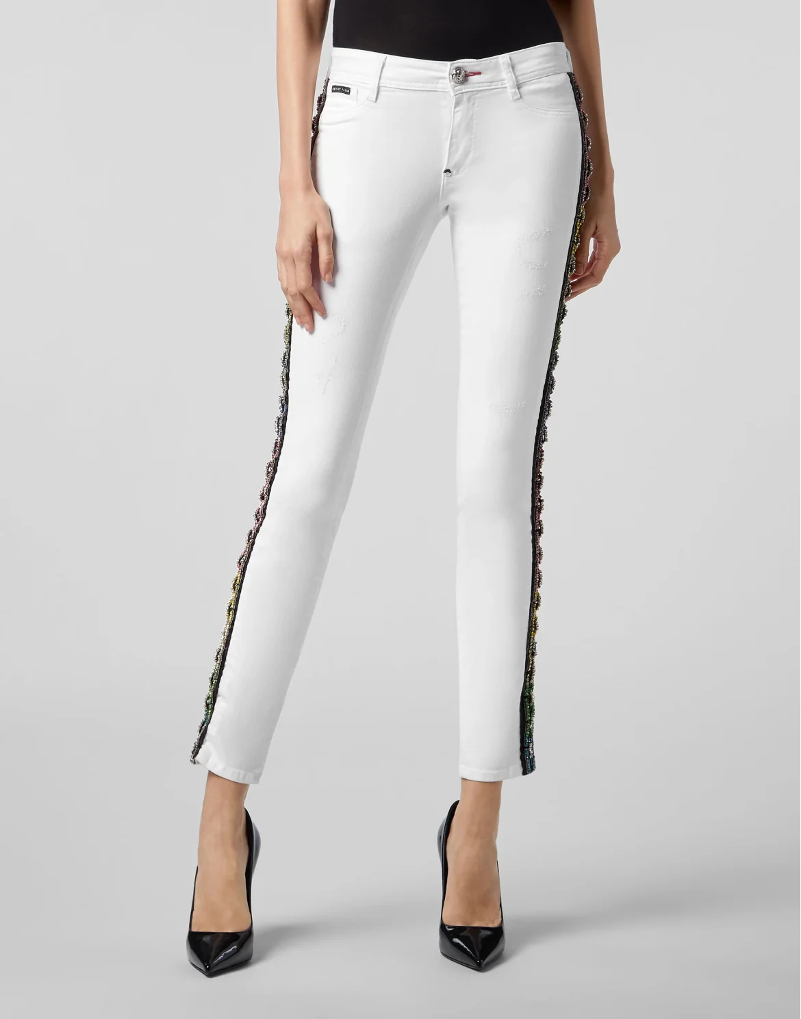 Jeggins Crystal, цвет: Белый