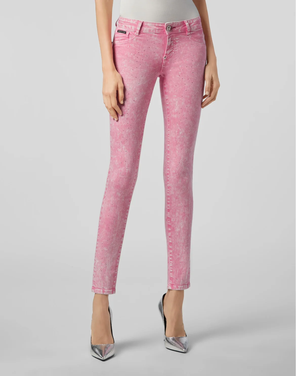 Jeggins Crystal, цвет: Розовый