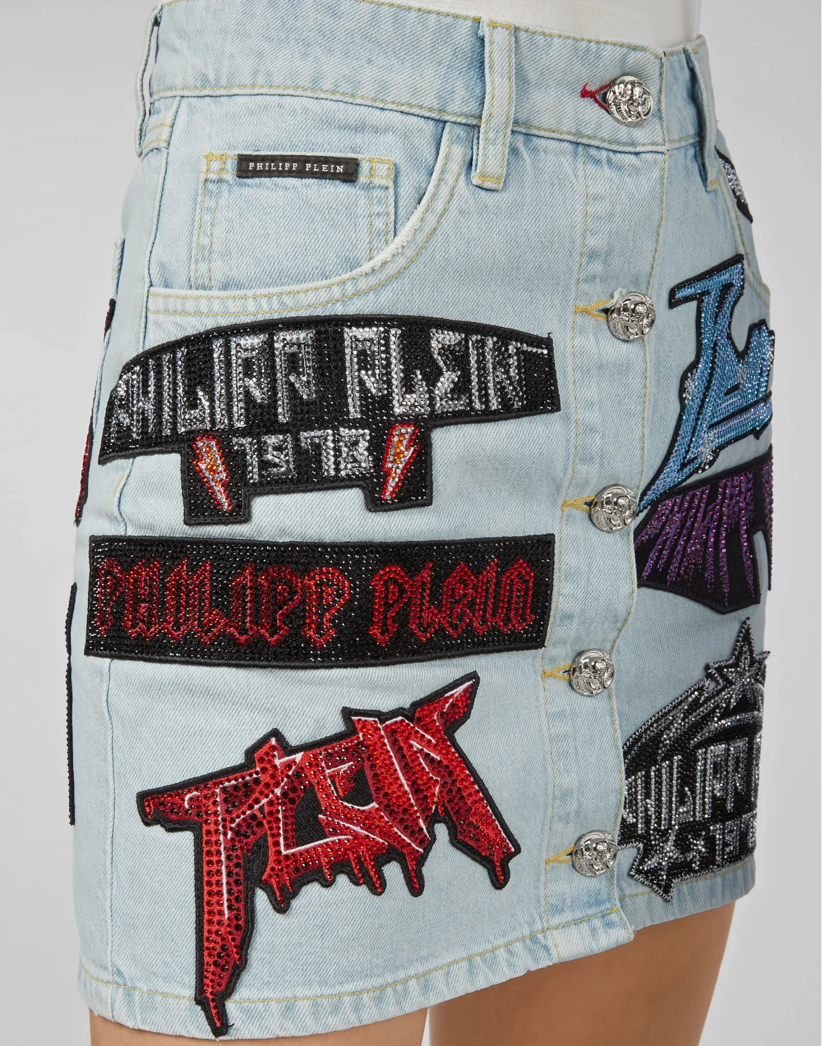 Denim Skirt Rock PP, цвет: Голубой