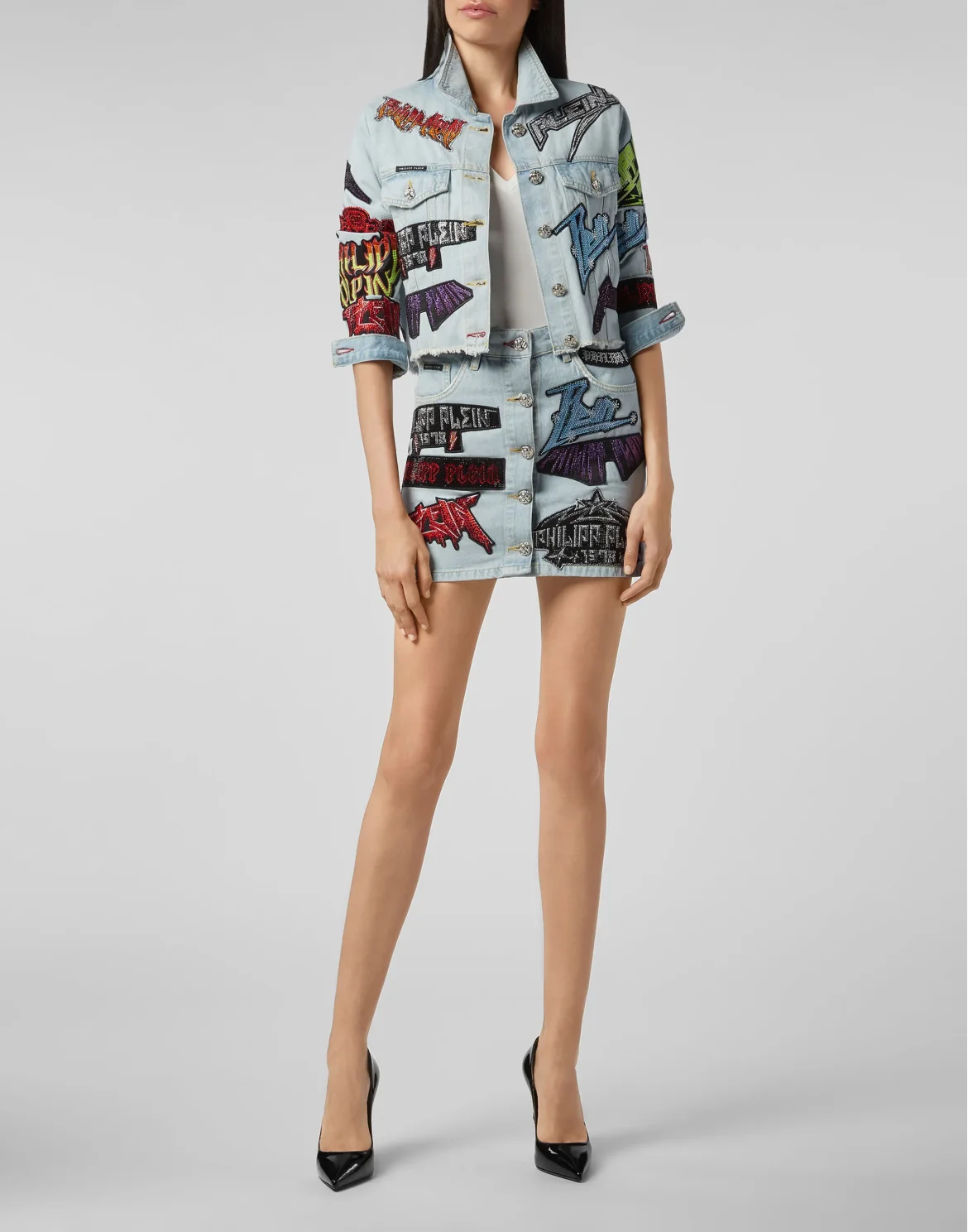 Denim Skirt Rock PP, цвет: Голубой