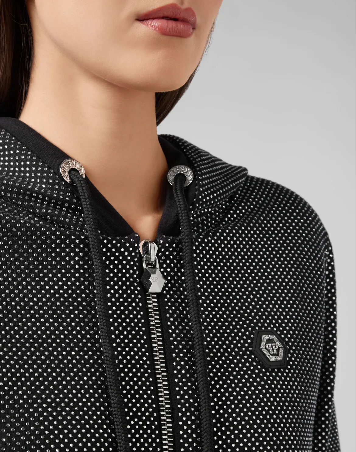 Hoodie Sweatjacket Philipp Plein TM, цвет: Черный