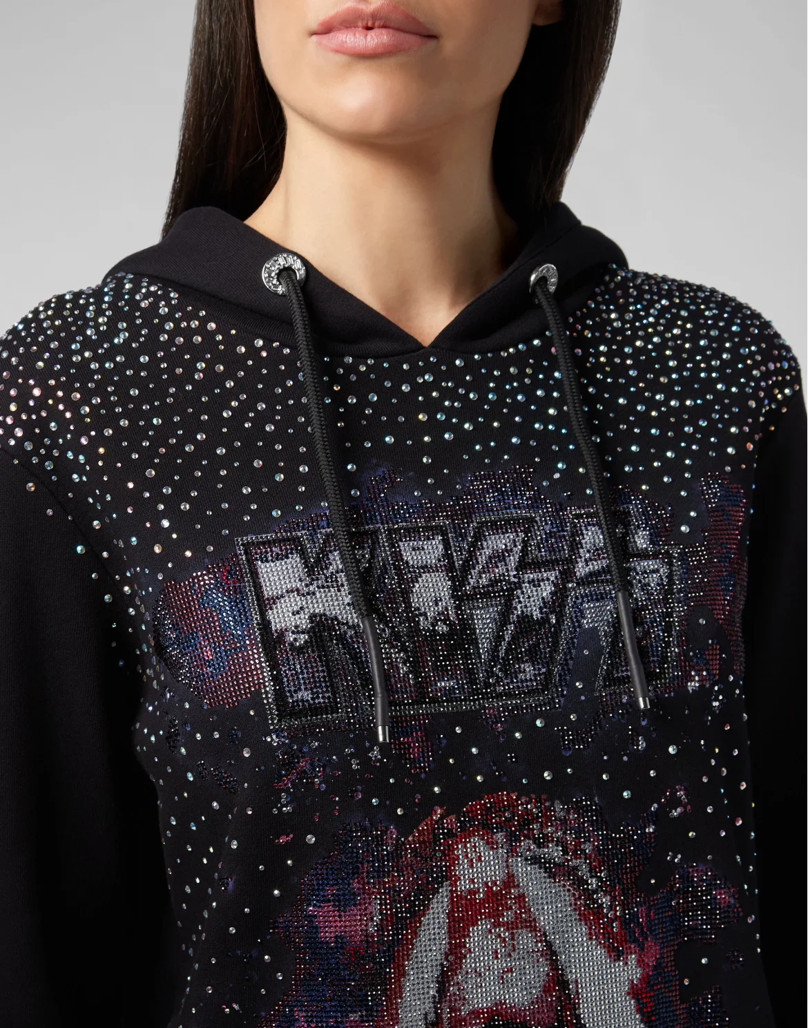 Hoodie sweatshirt Dress Rock band, цвет: Черный