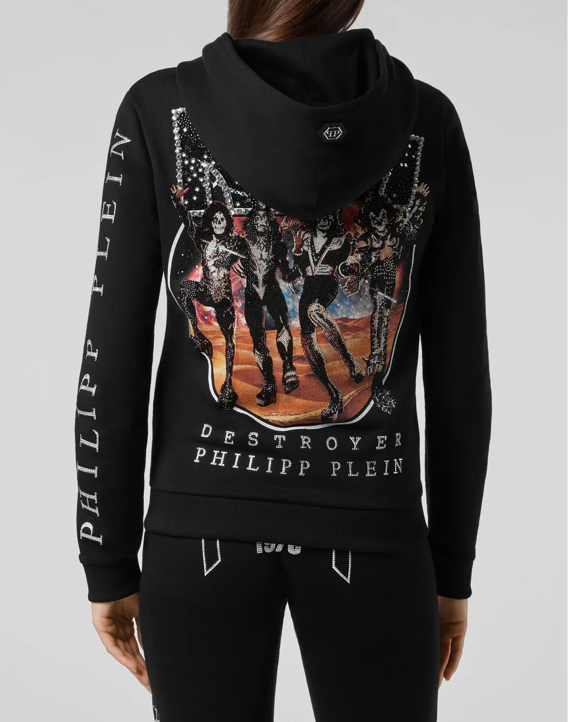 Hoodie Sweatjacket Rock band, цвет: Черный