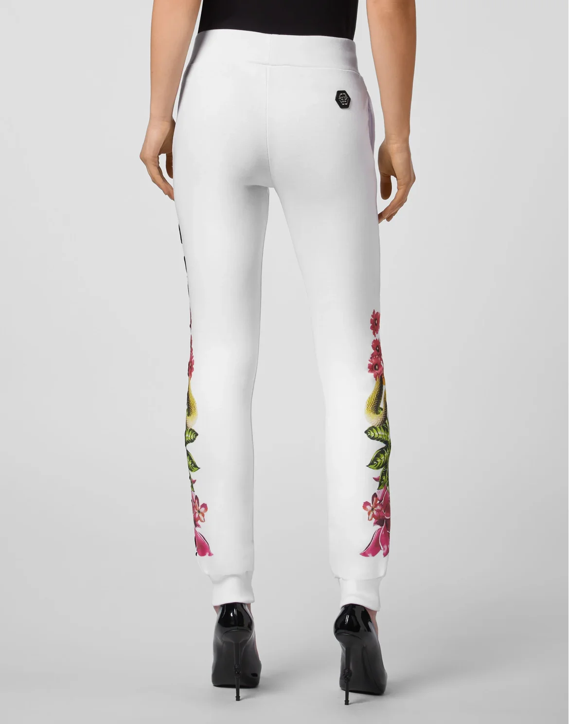 Jogging Trousers Flowers, цвет: Белый