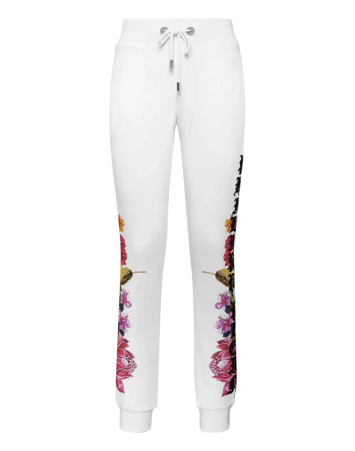 Jogging Trousers Flowers, цвет: Белый